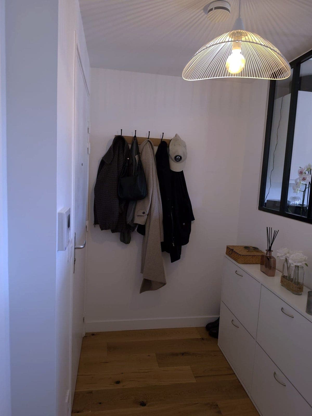 Entrée après rénovation, Rénovation à Palaiseau